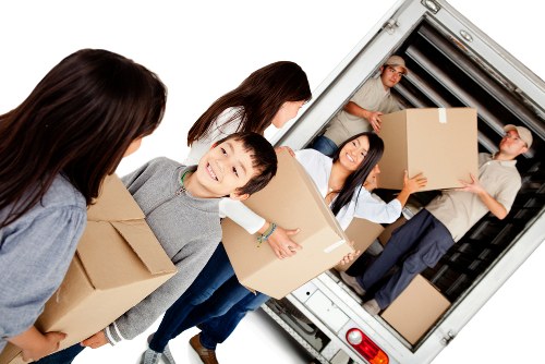 Van loading support for a local Bethnal Green move