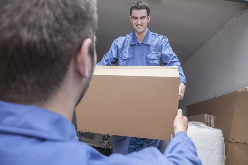 Professional removals team handling a move in Bethnal Green