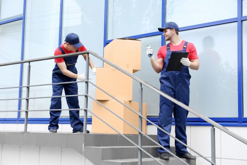 Professional same day removals service in Bethnalgreen with moving van and boxes