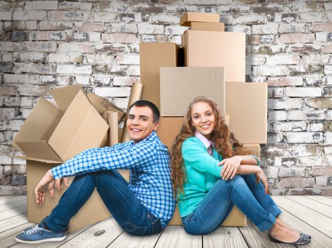 Office relocation planning in Bethnalgreen with moving team and office boxes