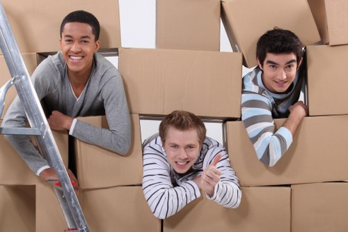 Careful loading for home removals in Bethnal Green