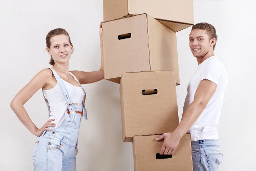 Local removal experts loading furniture for a same day move in Bethnalgreen